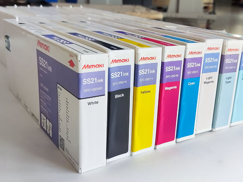 Cartuchos de tinta originales Mimaki SS21 de 220 ml y 440 ml